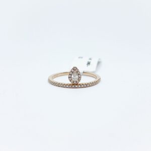 Anillo Gota de Diamantes