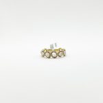 Anillo Lajas de Moonstone con Diamantes