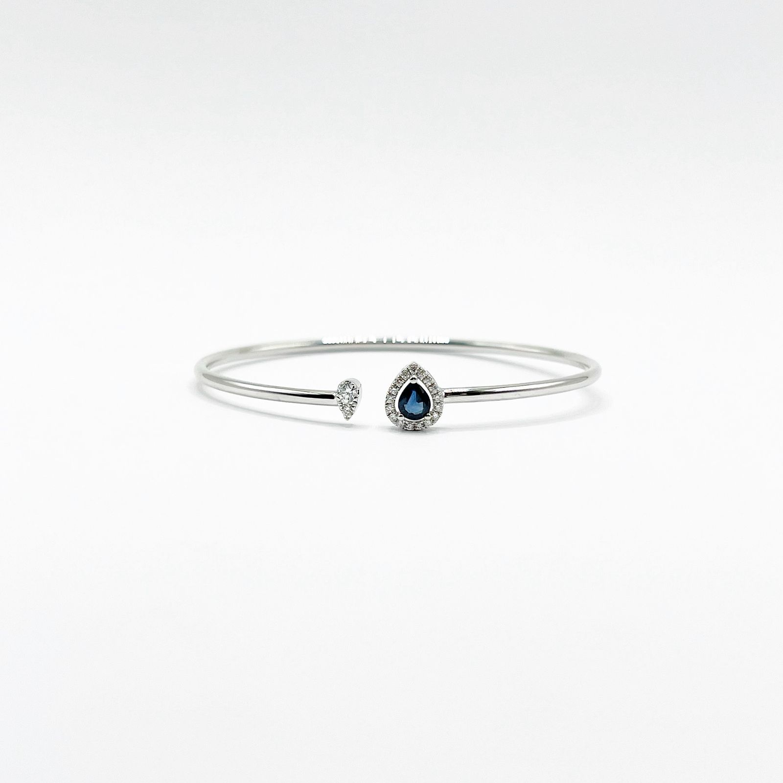 Brazalete Gota de Zafiro y Diamantes