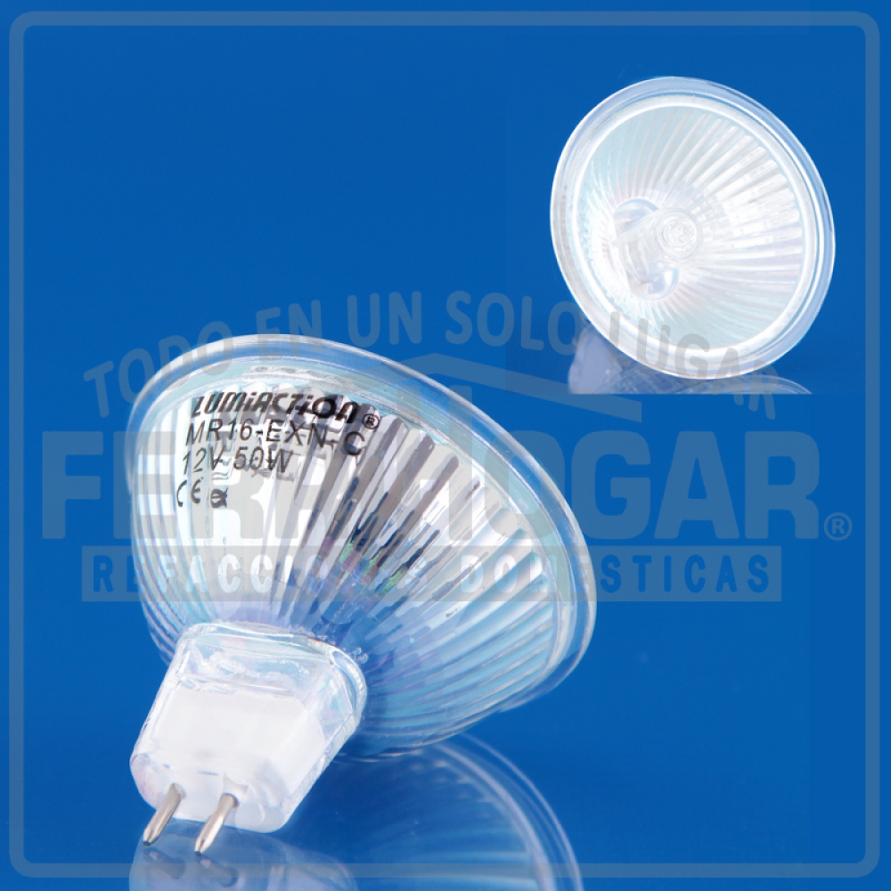 FOCO HALOGENO EMPOTRABLE 12V 50W GX5.3 CLARO