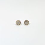 Aretes Roseta De Diamantes