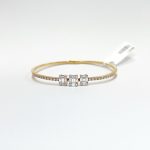 Brazalete Cuadros De Diamantes Baguettes