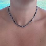 Collar Piedra Natural Broche Oro 10K