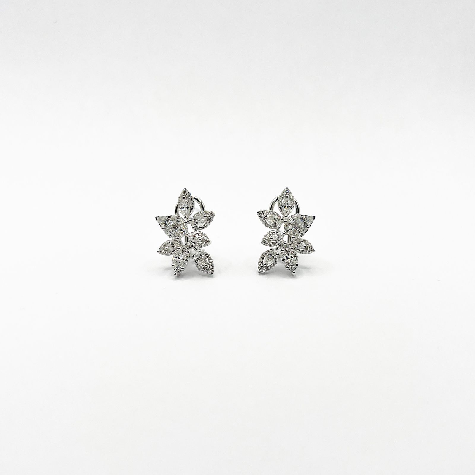 Aretes Gotas Con Diamantes