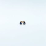 Aretes Gota Zafiro Mini