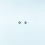 Arete Redondo Con Diamantes