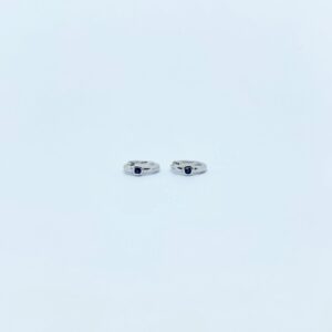 Arracada Con Zafiro Biselado