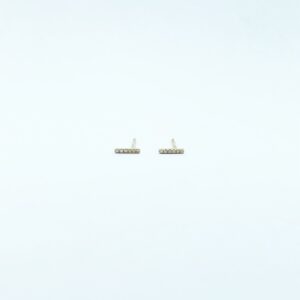 Aretes Barra De Diamantes