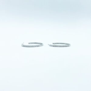 Arracadas Flex Con Diamantes