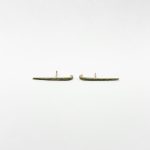 Aretes Bar Post Cuff De Esmeralda