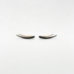 Aretes Climber Diamantes Negros