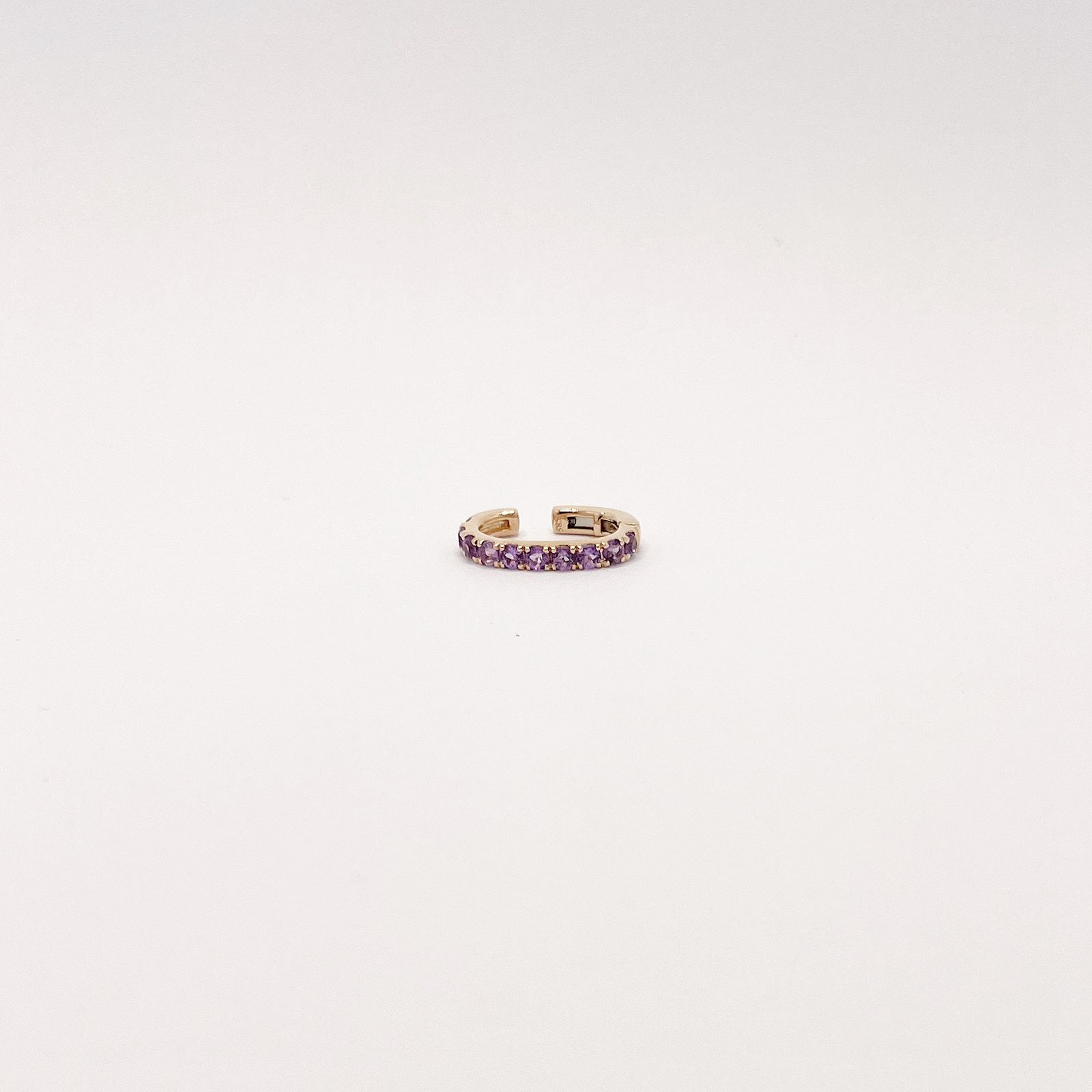 Earcuff De Amatista Rosa