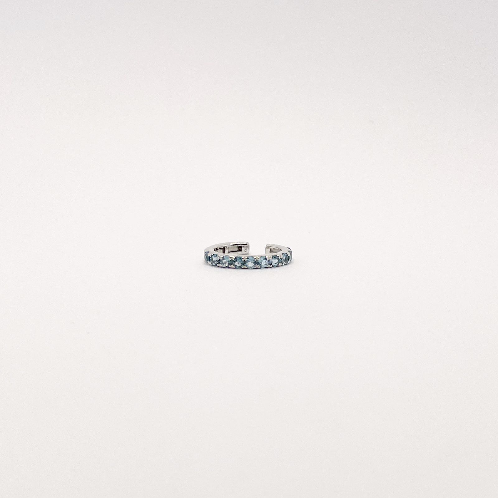 Earcuff De Topacio London Blue