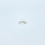 Anillo Esmaltado Con Diamante Baguette