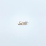 Anillo En X Con Diamantes