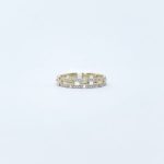 Anillo Eslabones Con Diamantes
