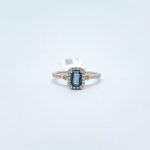 Anillo Cuadrado Topacio London
