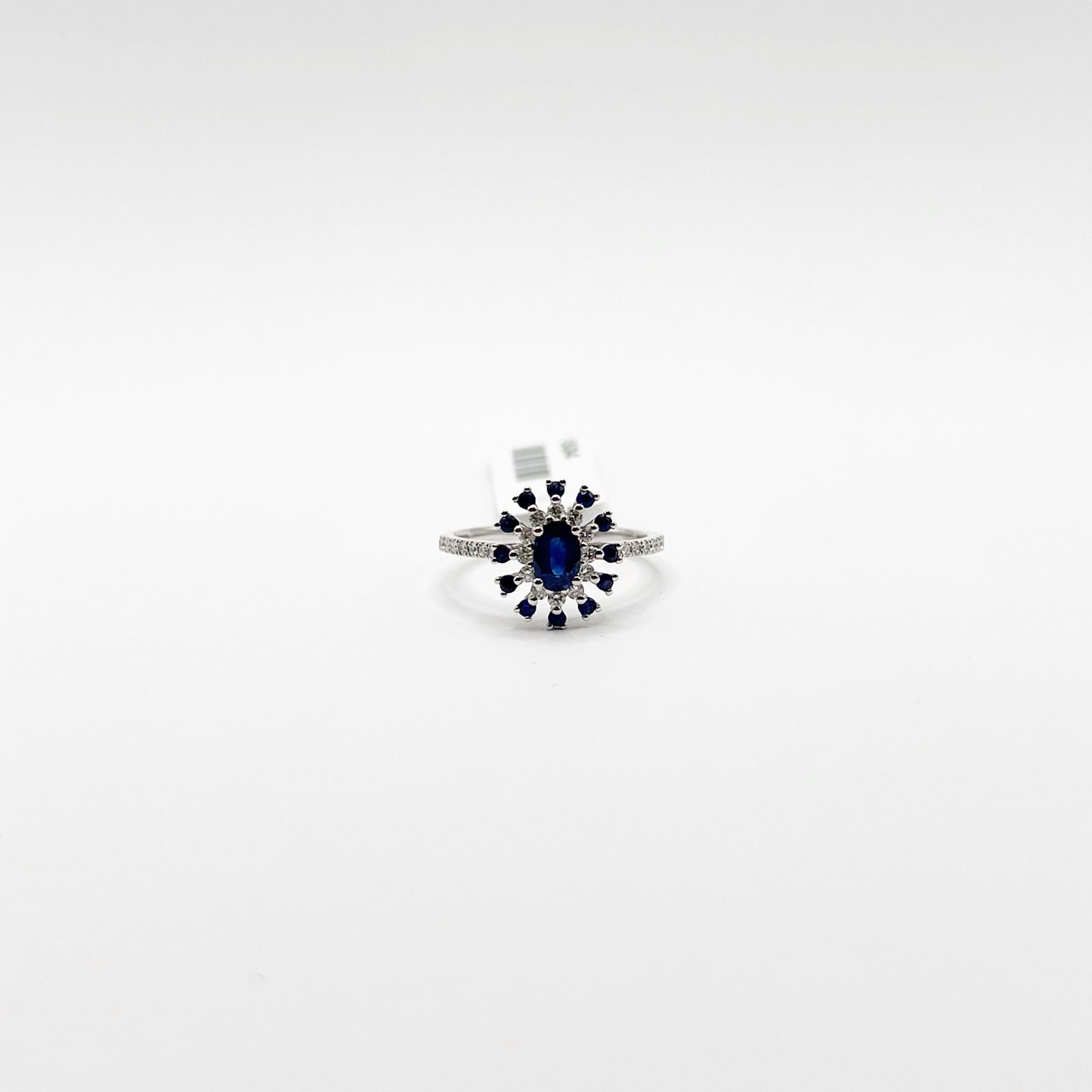 Anillo Zafiros y Diamantes