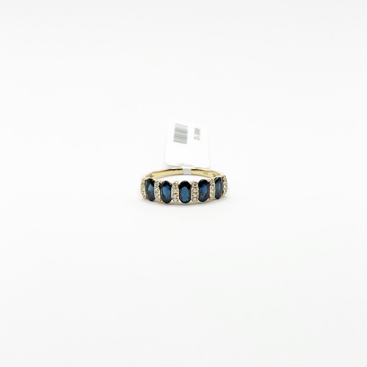 Churumbela Zafiro Con Diamantes