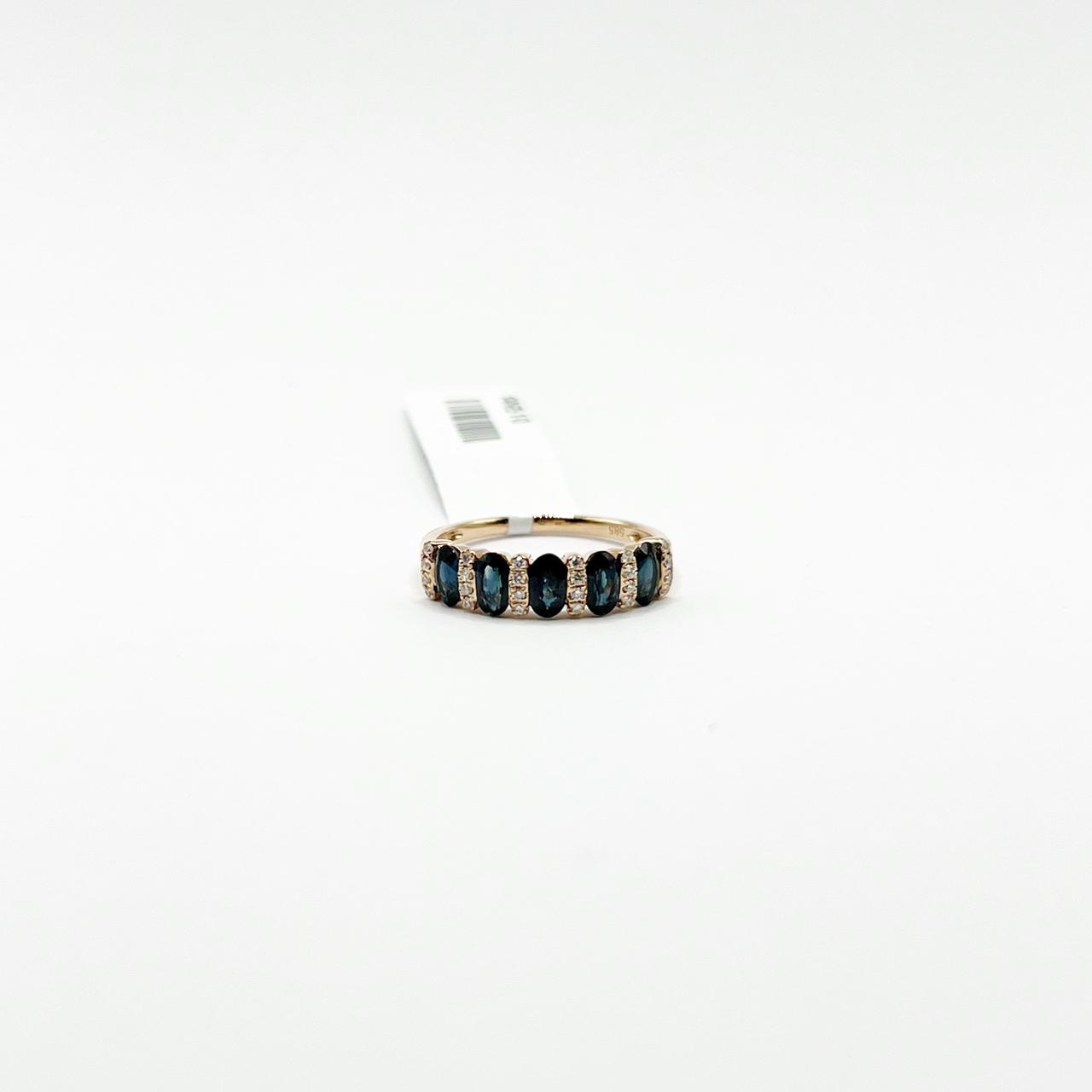 Churumbela Zafiro Con Diamantes