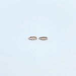 Arracada Con Diamantes Biselados