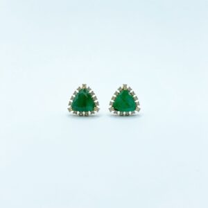 Aretes Lajas De Esmeralda