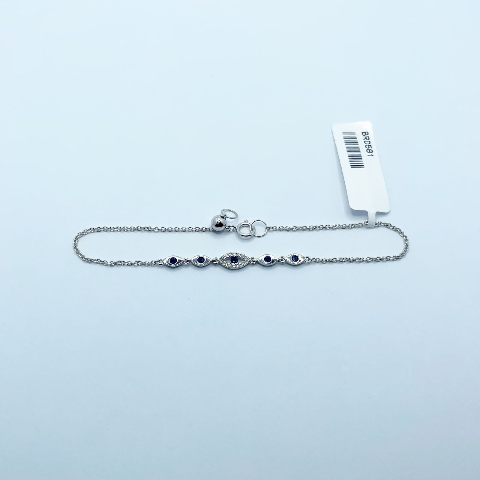 Pulsera Ojo Con Zafiros