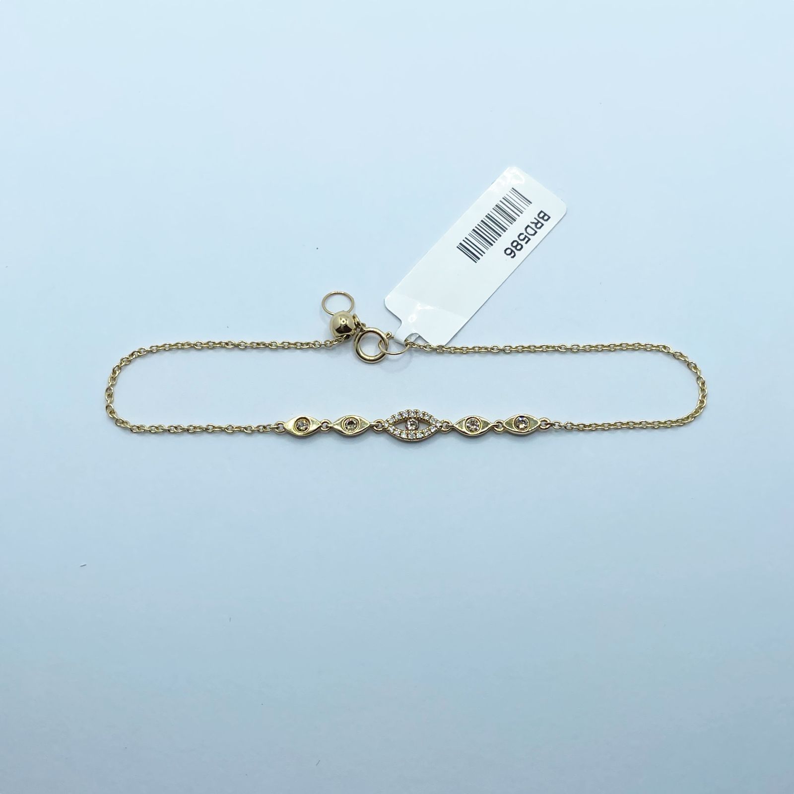 Pulsera Ojo Con Diamantes