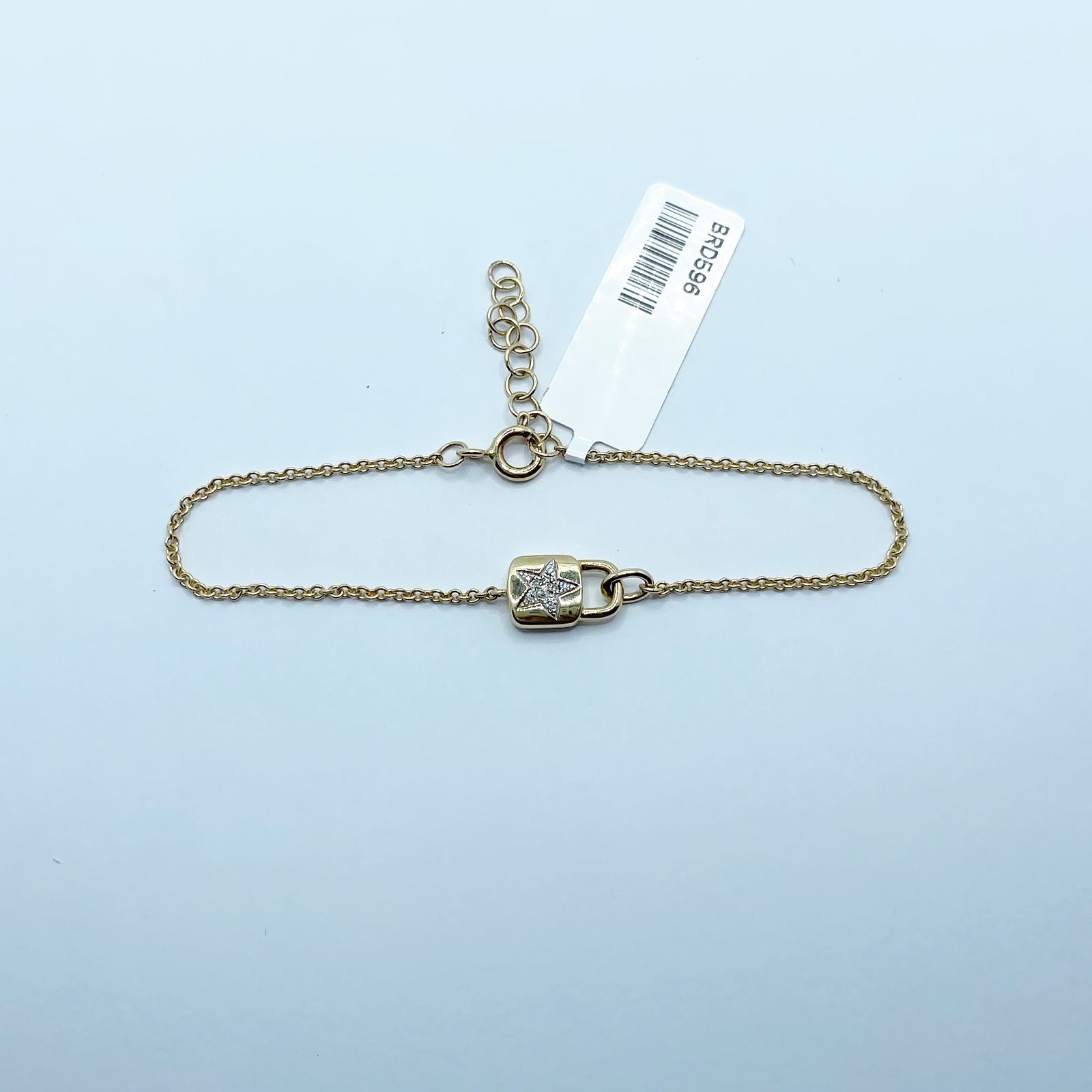 Pulsera Candado Con Estrella