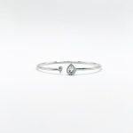 Brazalete Gota De Aguamarina y Diamantes