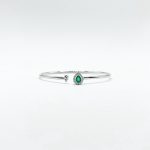 Brazalete Gota De Esmeralda y Diamantes