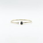 Brazalete Gota De Zafiro y Diamantes