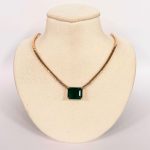 Gargantilla Con Esmeralda