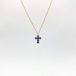 Collar Cruz De Zafiro