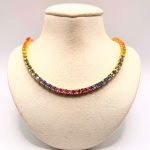 Gargantilla Zafiros Rainbow