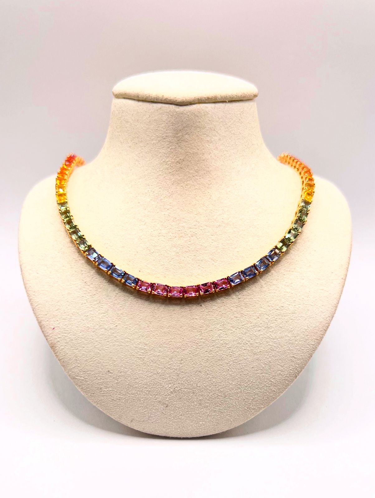 Gargantilla Zafiros Rainbow