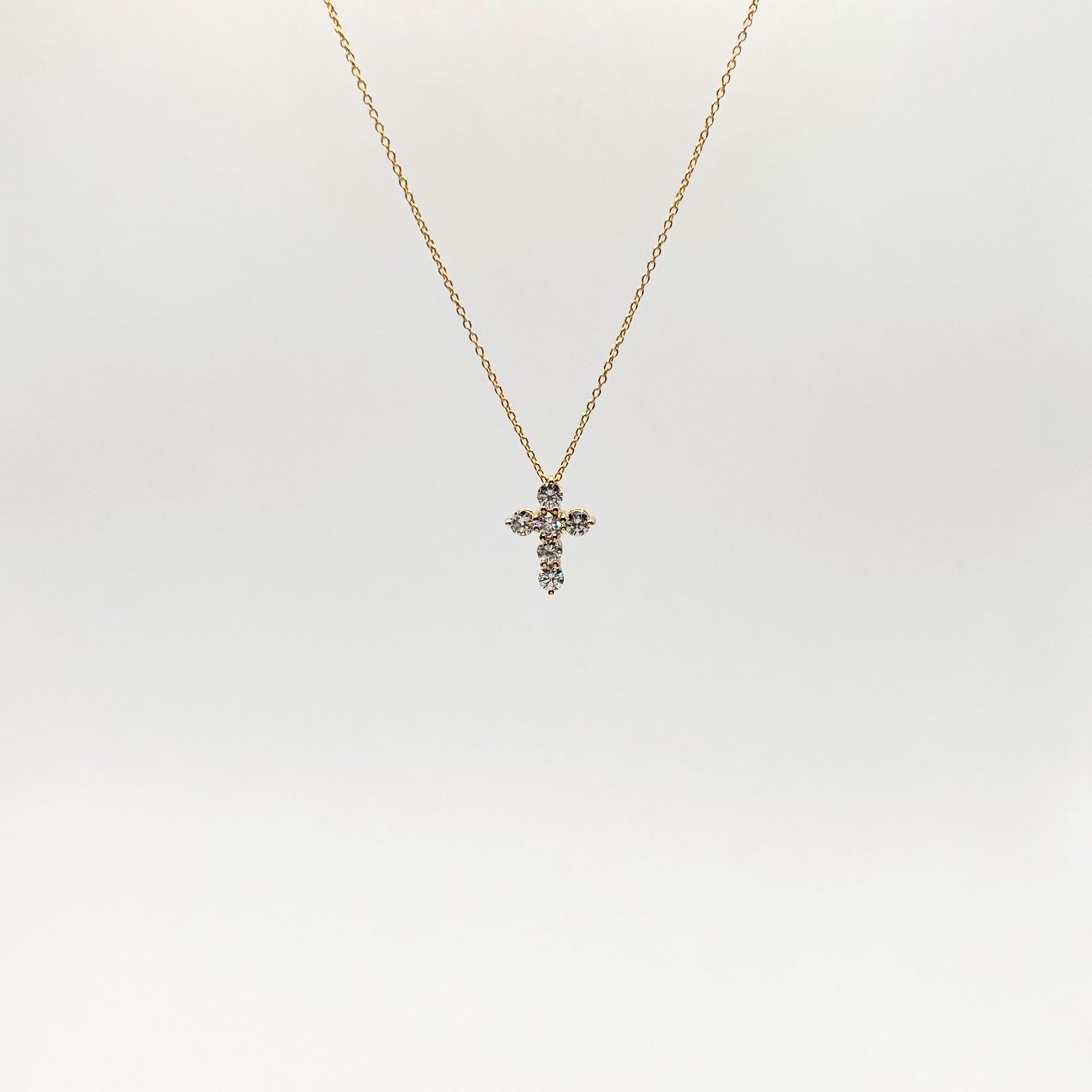 Collar Cruz De Diamantes