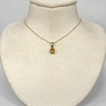 Collar Colores Citrino Redondo