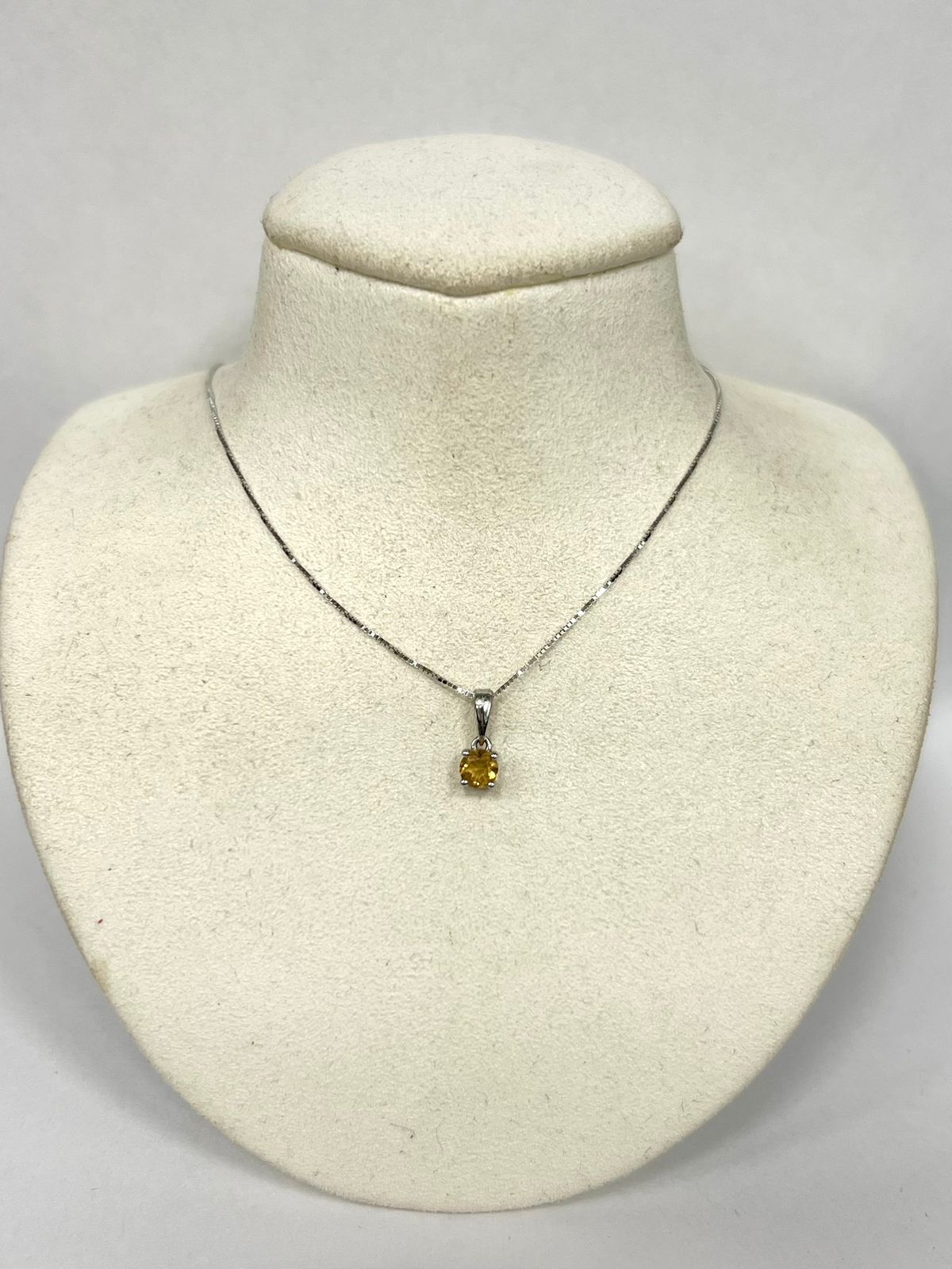 Collar Colores Citrino Redondo