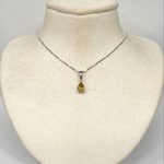 Collar Colores Citrino Gota