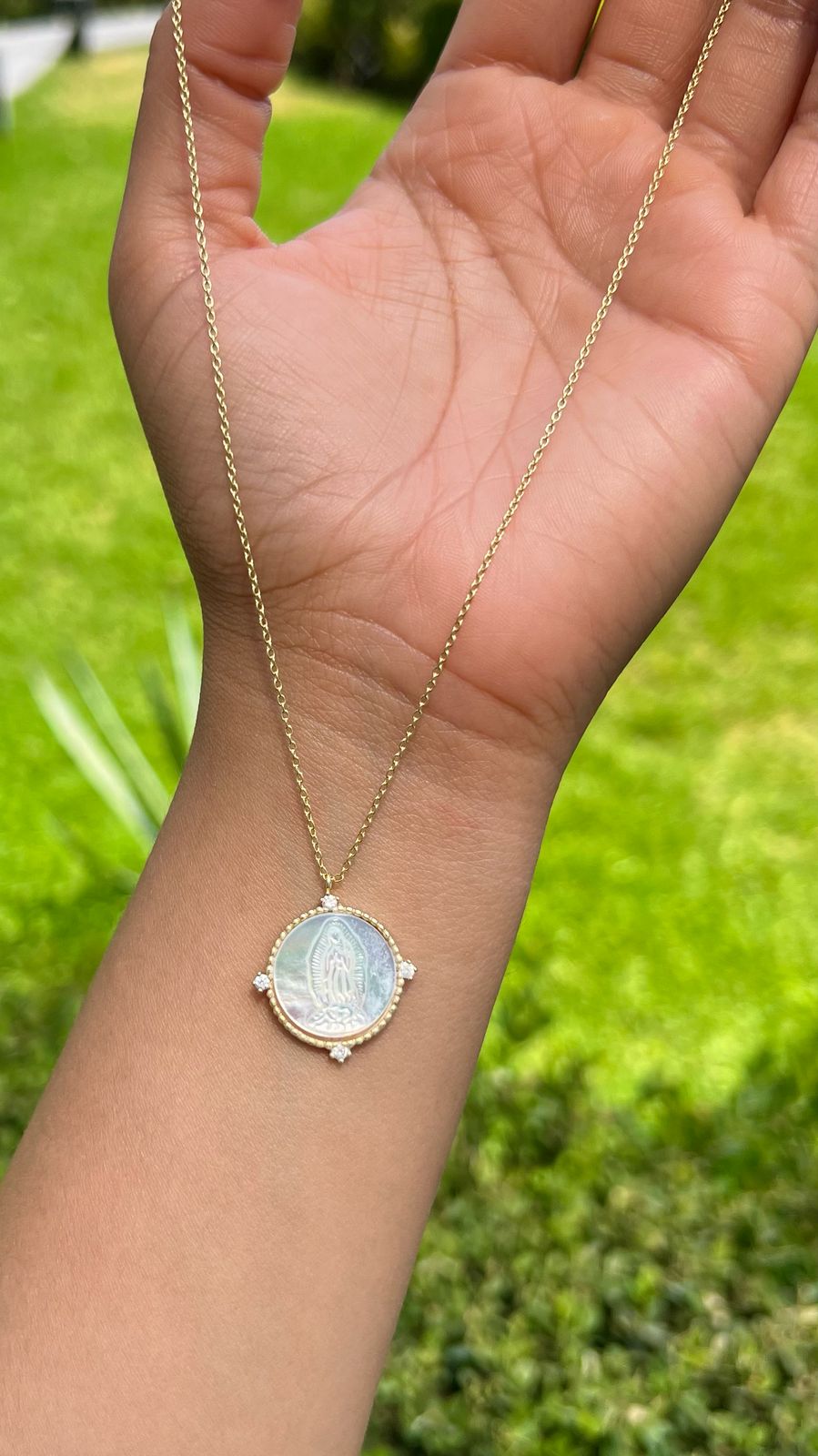 Cadena Con Dije Virgen De Guadalupe