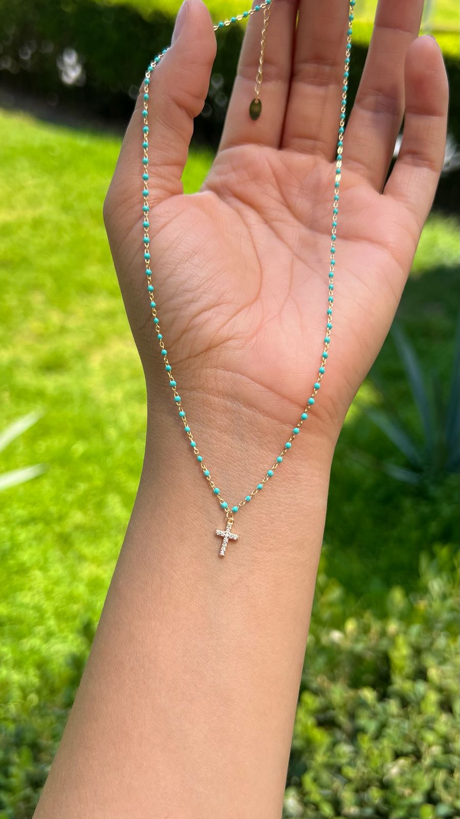 Collar Cruz De Zirconias