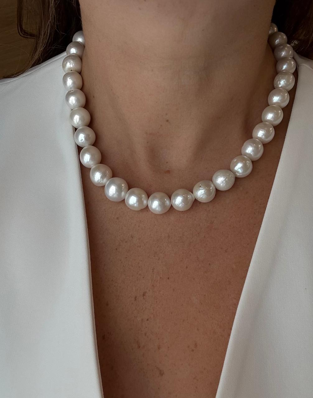 Collar Perla Barroca 15 MM