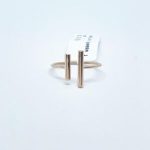 Anillo 10K Doble Barra
