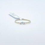 Anillo 10K Con Zirconia Oval