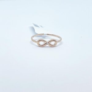 Anillo 10K Infinito Con Zirconia
