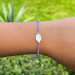 Pulsera Virgen Milagrosa y Amatista