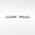 Aretes Largos De Gotas De Diamante